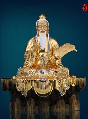 铜保平安太上老君神像