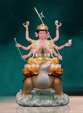 斗姆摆件圣丰汉白玉家用祝福