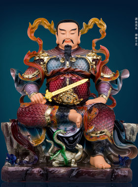 合成玉石祝福家用玄天上帝神像