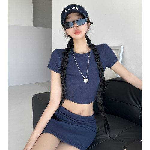 美高少女~纯欲风小个子套装短裙