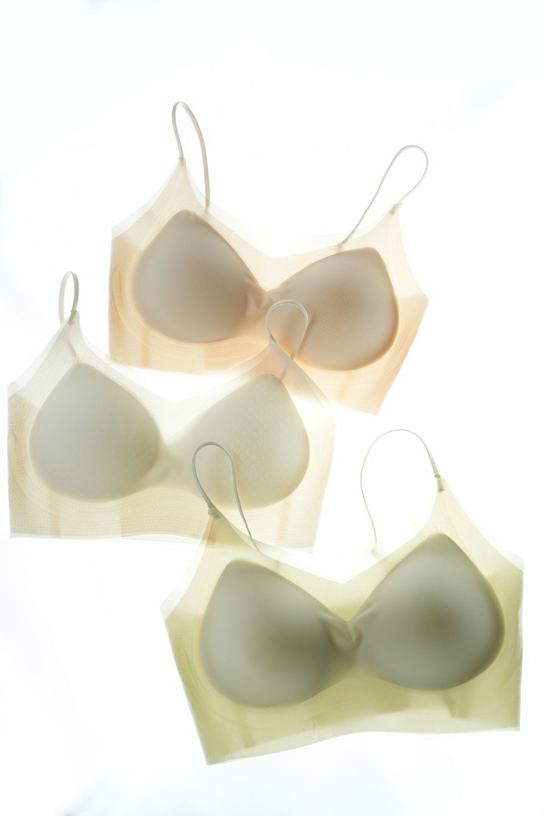 大胸显小无尺码凉感塑形文胸胸罩