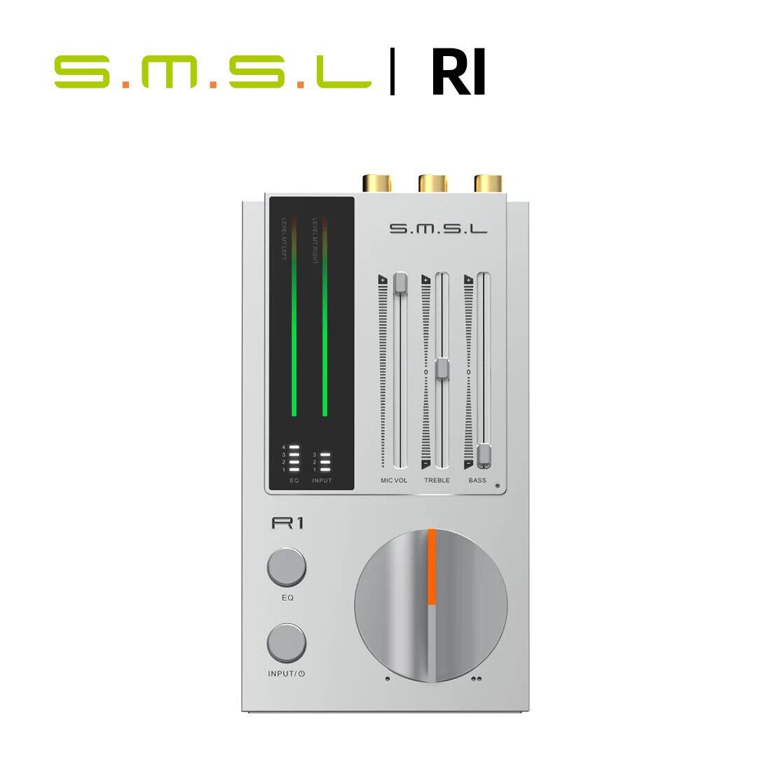 新品SMSL双木三林R1发烧级游戏解码器DAC麦克风耳放光纤同轴USB