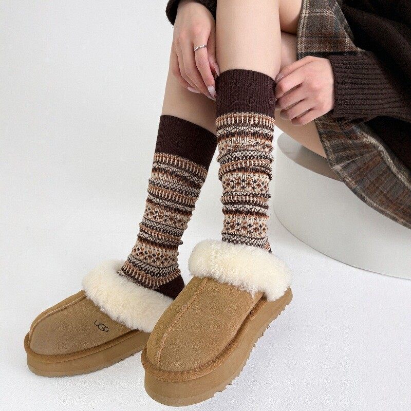 堆堆袜2025新款对对堆堆袜堆堆袜套2025新款冬中长筒袜搭配雪地靴