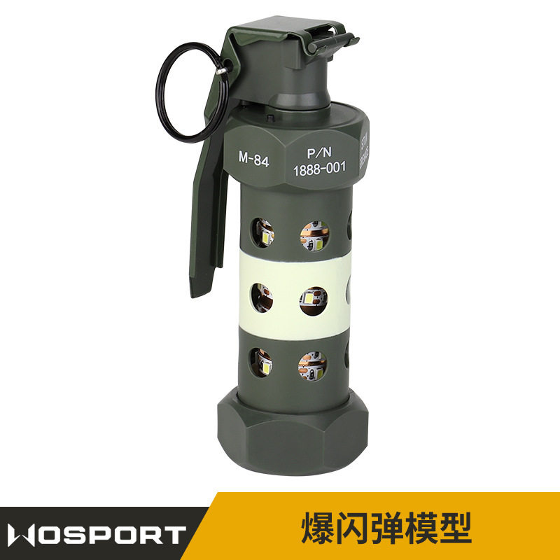户外野营应急灯具照明爆闪闪光弹手雷真模型军迷cos造型装饰道具