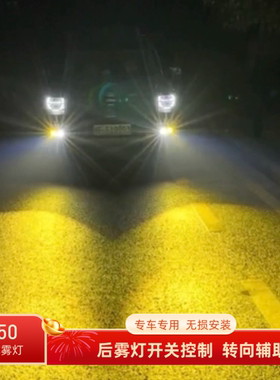 哈弗猛龙CH-2型专车专用雾灯射灯总成升级LED前杠灯前雾灯总成