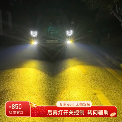 哈弗猛龙CH-2型专车专用雾灯射灯总成升级LED前杠灯前雾灯总成