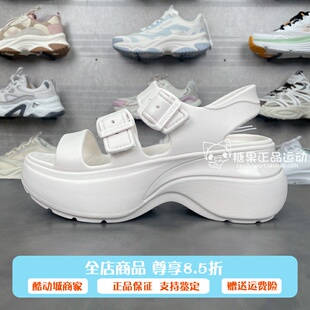 Skechers斯凯奇2025夏季女士轻质厚底增高糖果色系百搭凉鞋111619