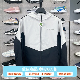 正品代购斯凯奇新男舒适轻便保暖梭织连帽外套P424M121  P424M158