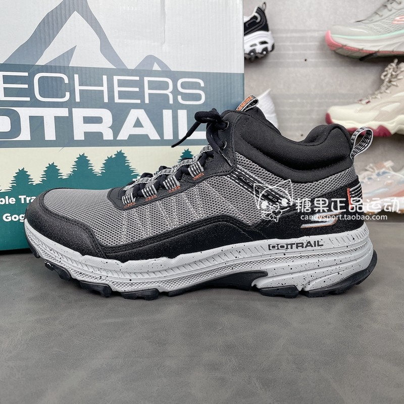 正品代购斯凯奇男鞋秋冬款户外鞋中帮缓震透气休闲运动鞋220758C