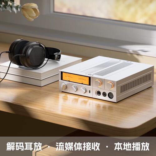 FiiO/飞傲K17台式解码耳放流媒体音乐接收器网桥hifi发烧数字转盘