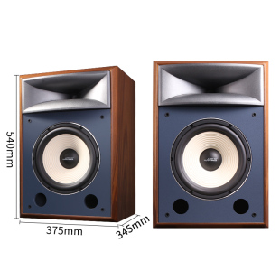 拓利好 大嘴巴10寸二分频号角书架音箱 hifi发烧书架箱 家用音响