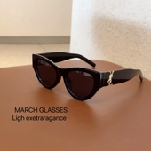 杨树林猫眼偏光墨镜Rose朴彩英同款 防晒欧美时尚 高级感复古太阳镜