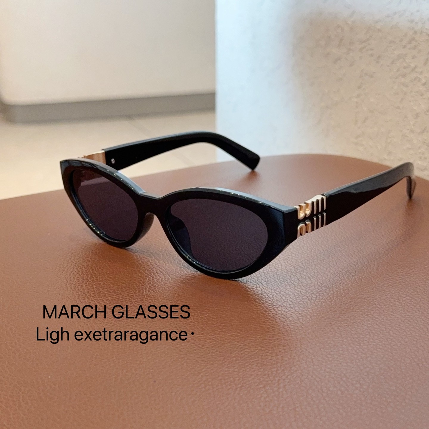 法式墨镜女复古猫眼高级感2025新款方圆脸显脸小防紫外线太阳眼镜