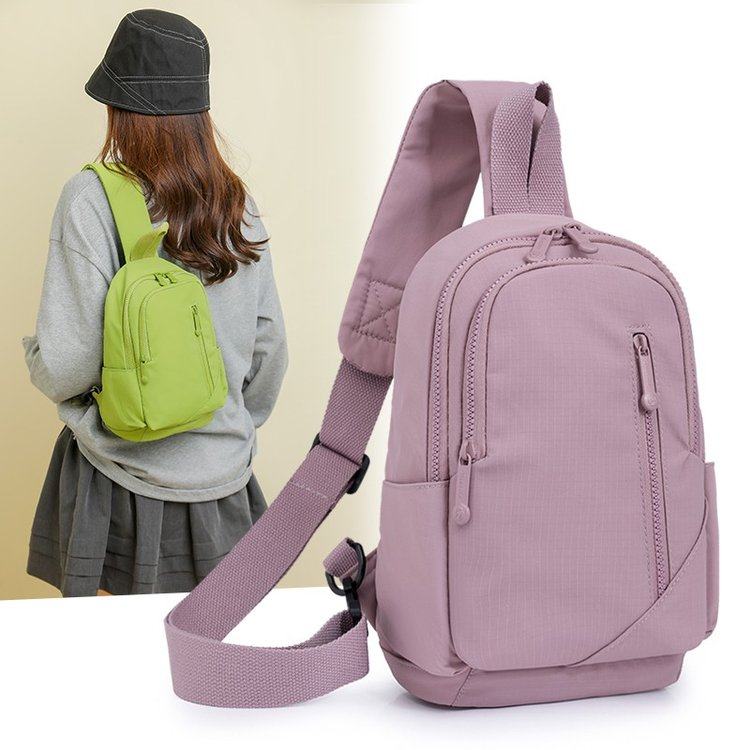 2025新款时尚斜挎胸包休闲降落伞尼龙布骑行运动单肩包胸包防水,箱包皮具/热销女包/男包,胸包,淘宝优惠券,粉丝福利购,淘宝优惠卷