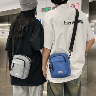男士 手机包 小挎包潮牌单肩包 ins潮小包斜挎包女学生背包休闲个性