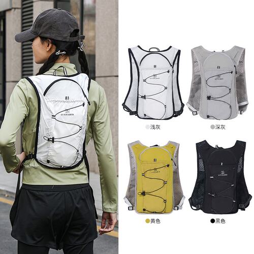 专业越野跑步背包马拉松水袋包徒步登山路跑双肩包超轻透气10L
