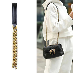 JIC适用燕子PINKO包包链条配件高档肩带女包斜挎金属链无扣不褪色