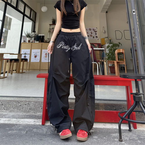JIC灰色伞兵裤子男女2026