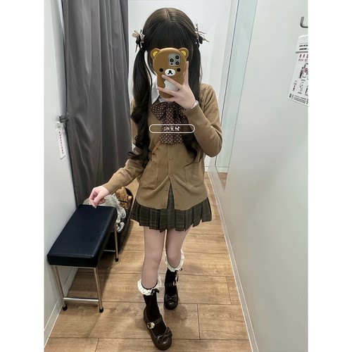 JIC焦糖可颂JK制服针织日