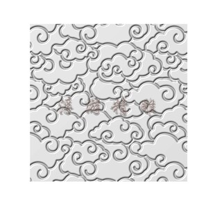 祥云纹理精雕图 灰度图 有线可无限拼接 岩石底纹雕刻图JDP