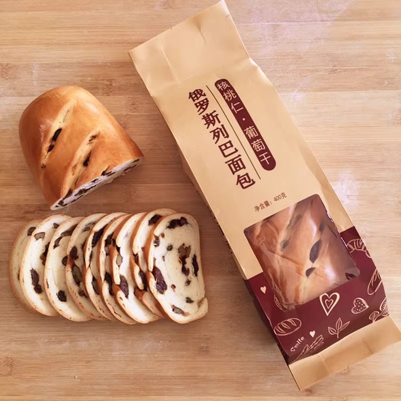 岱香园俄罗斯大列巴400g面包早餐代餐全麦坚果仁美食果仁糕零食