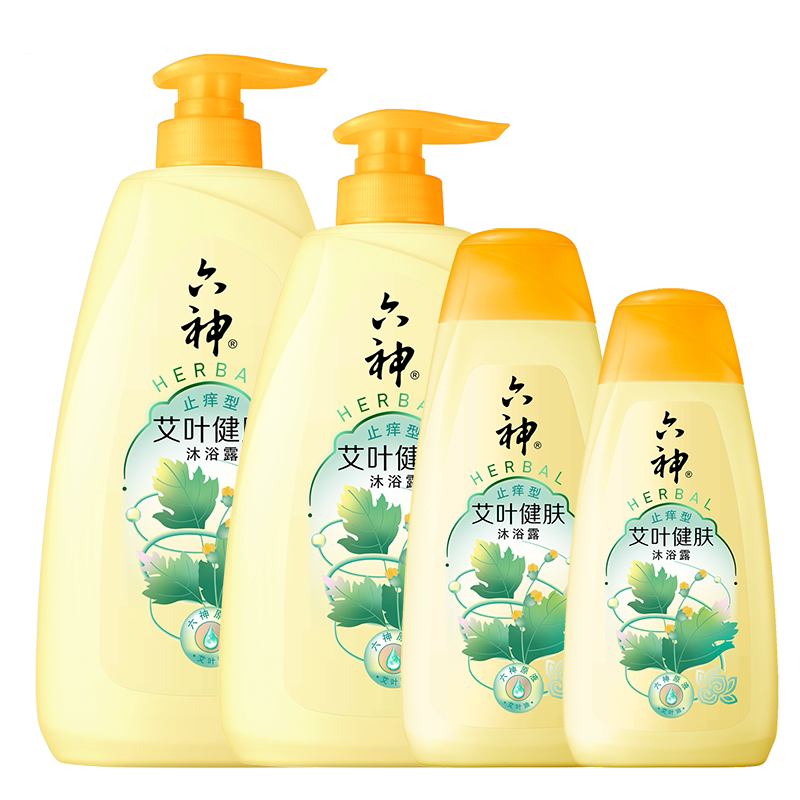 六神艾叶健肤沐浴露750g/1500g