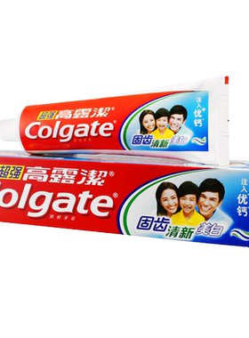 高露洁固齿清新口气薄荷香型牙膏