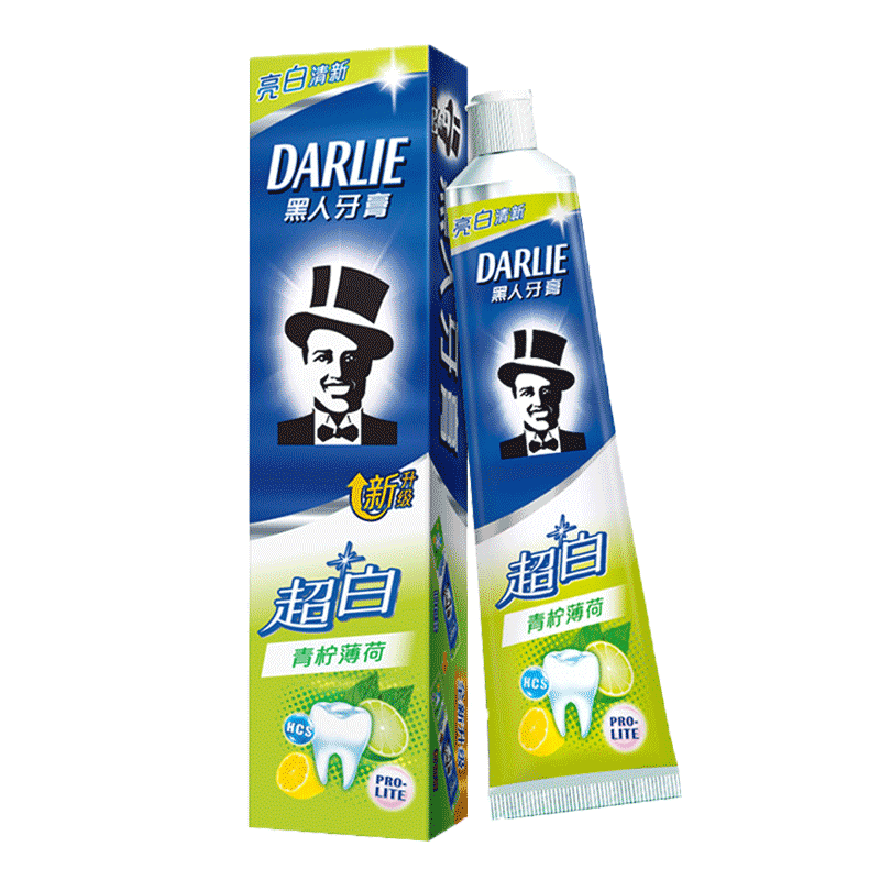 黑人青柠薄荷去口臭牙膏