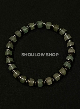SHOULOW【迷枞】天然石珠子手链男女款时尚百搭串珠手串