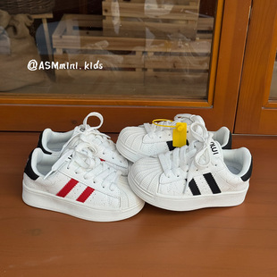 2026春季新款儿童百搭舒适小白鞋男童休闲低帮防滑板鞋女童运动鞋