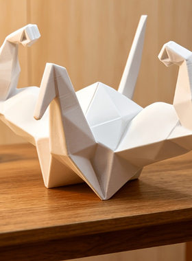 跨境新款3D打印肌肉纸鹤