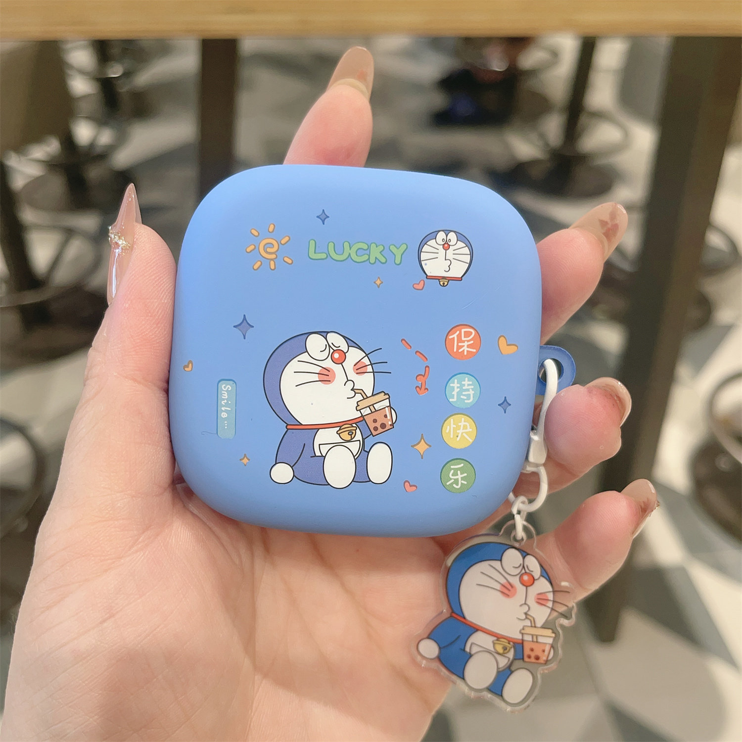 卡通可爱哆啦A梦适用华为FreeArc保护套新款耳挂式无线耳机free arc耳机壳盒机器猫磨砂防摔软壳情侣叮当猫女