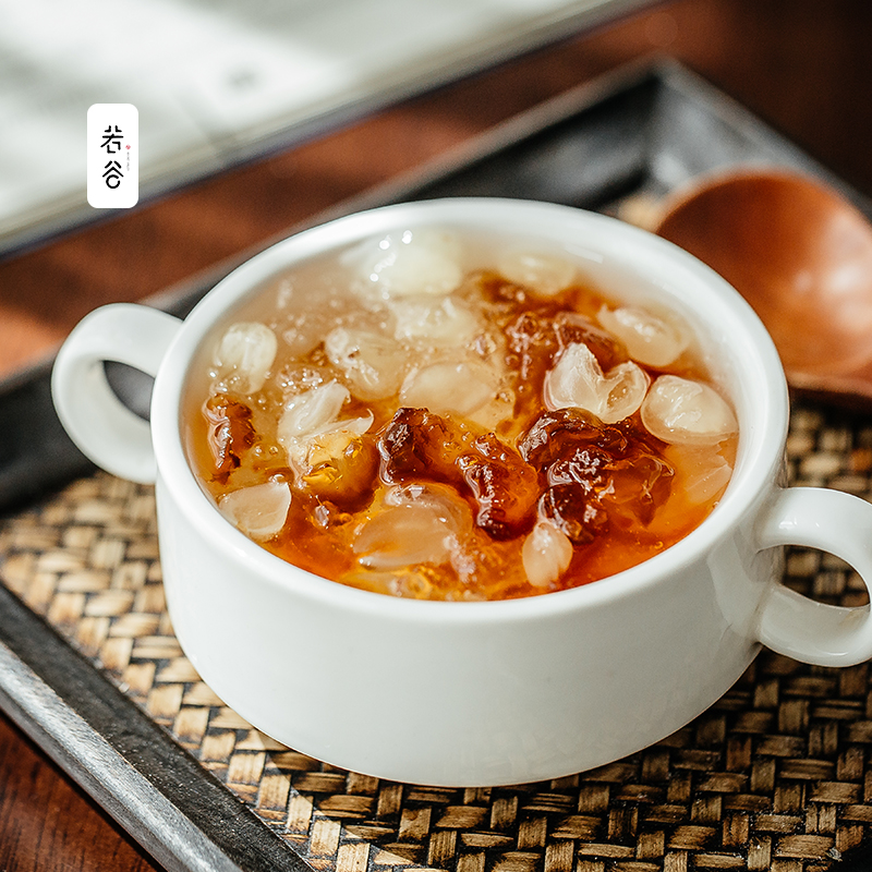 若谷手作桃胶原拉丝天然野生特级