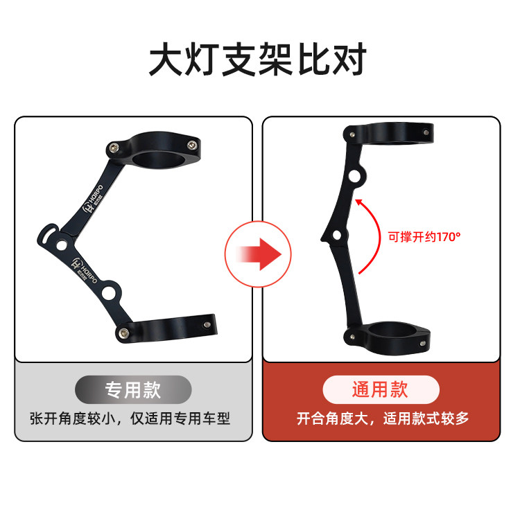 7寸8寸复古圆灯铝合金灯壳铝合金支架改装可调节铝合金灯壳支架,摩托车/装备/配件,摩托车车灯,淘宝优惠券,粉丝福利购,淘宝优惠卷
