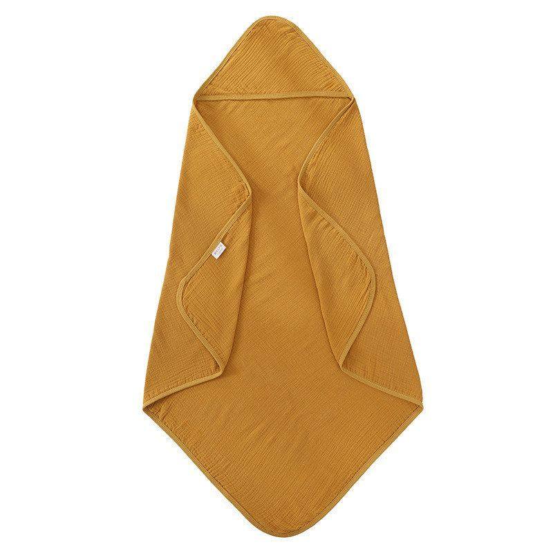 亚马逊INS爆款素色绉布连帽婴儿纱布浴巾婴儿襁褓毯产房包巾抱毯,婴童用品,婴童抱被/抱毯,淘宝优惠券,粉丝福利购,淘宝优惠卷