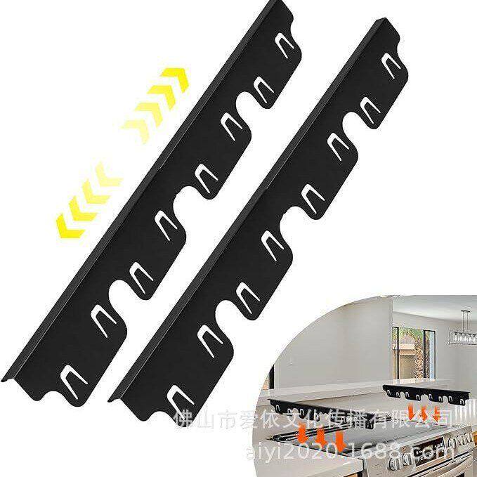 现货！亚马逊热卖爆款不锈钢炉灶缝隙盖灶台缝隙条厨房炉灶柜间隙