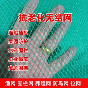 渔网抬网箱无结网防鸟网片冰雹网养鸡网围网养殖防逃加厚耐用