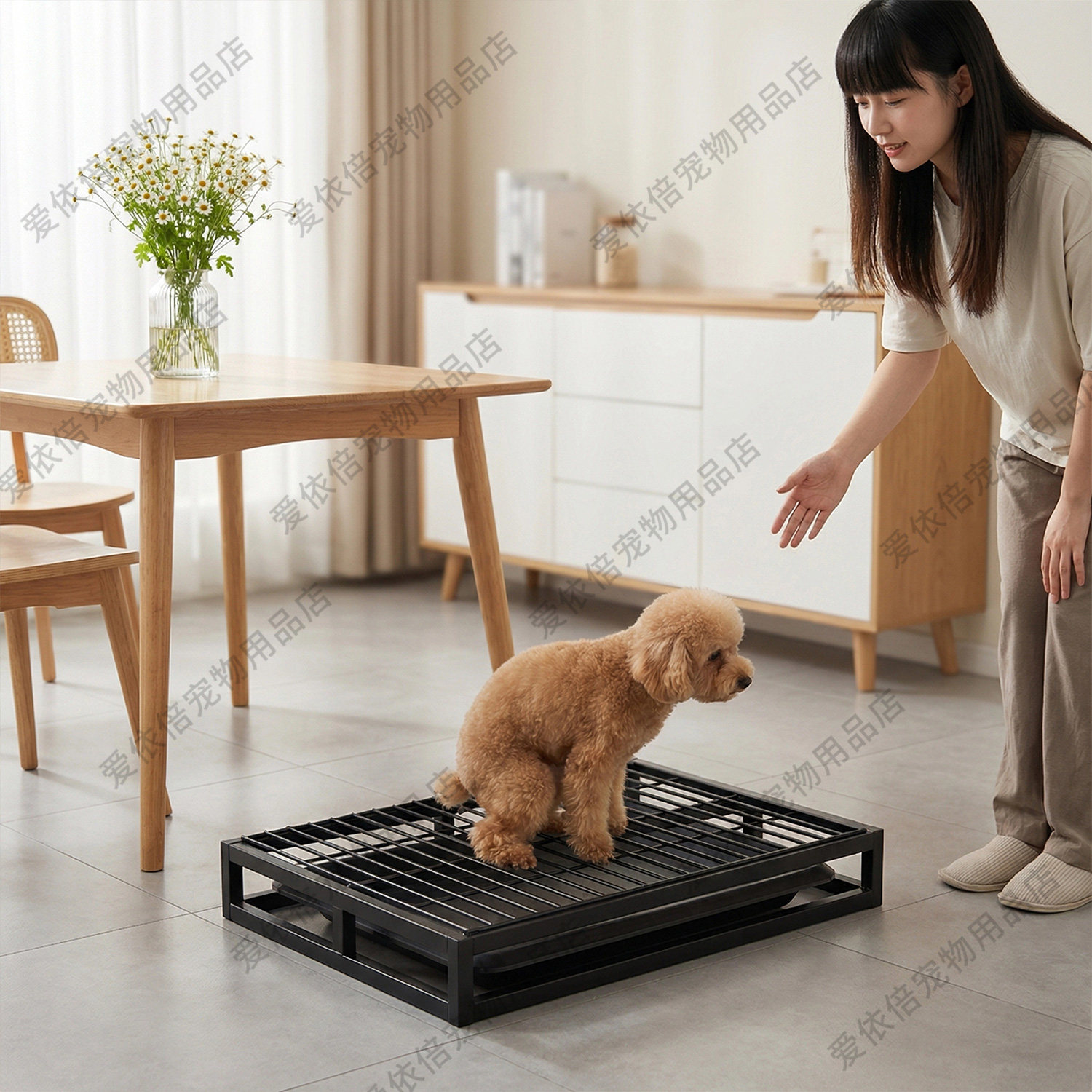 狗厕所尿盆砂盆小中大型犬防踩踏踩屎盆宠物狗狗便盆沙盆
