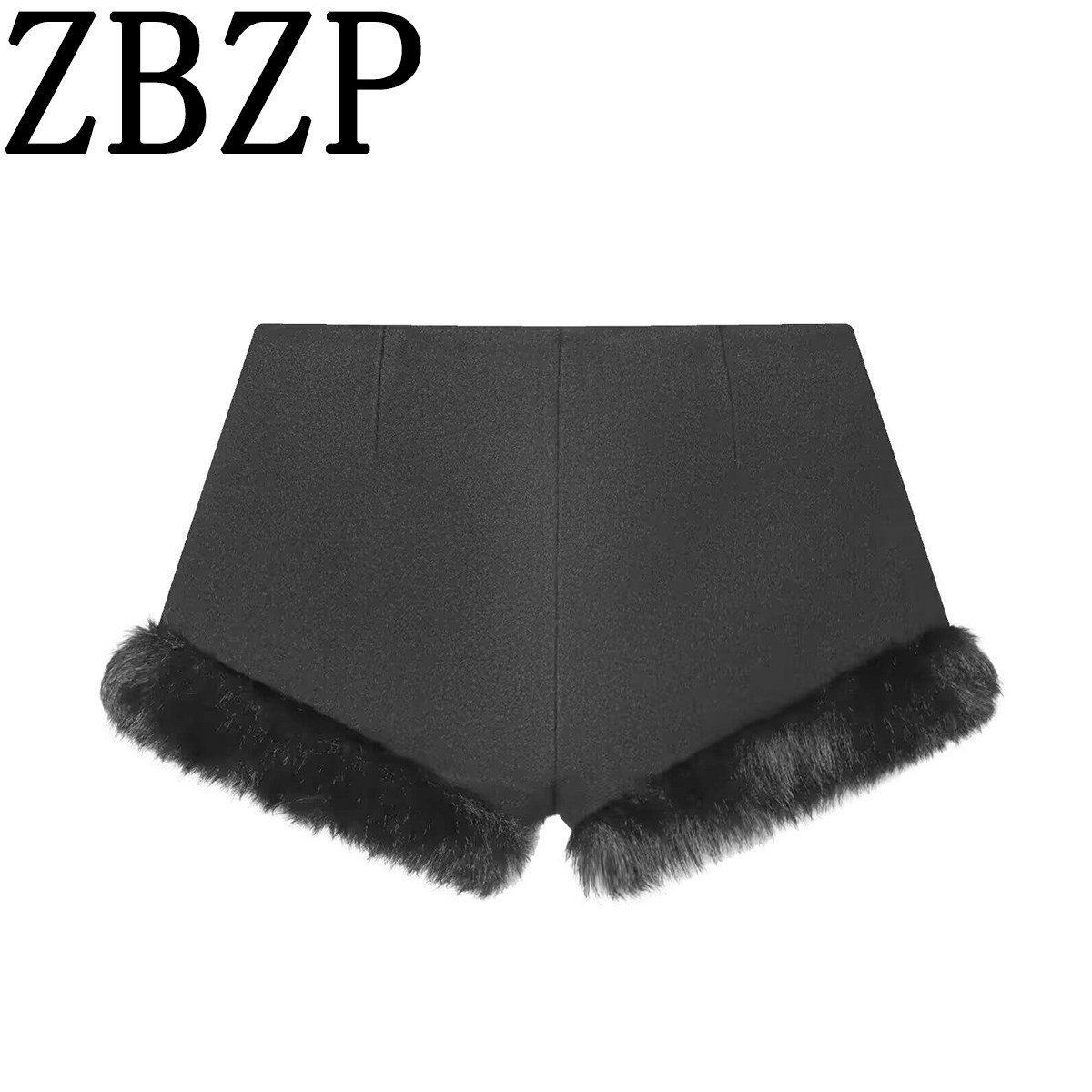 ZA 春季新品 ZR女装 欧美风外贸 混纺人造皮草效果短裤 1255570,女装/女士精品,休闲裤,淘宝优惠券,粉丝福利购,淘宝优惠卷