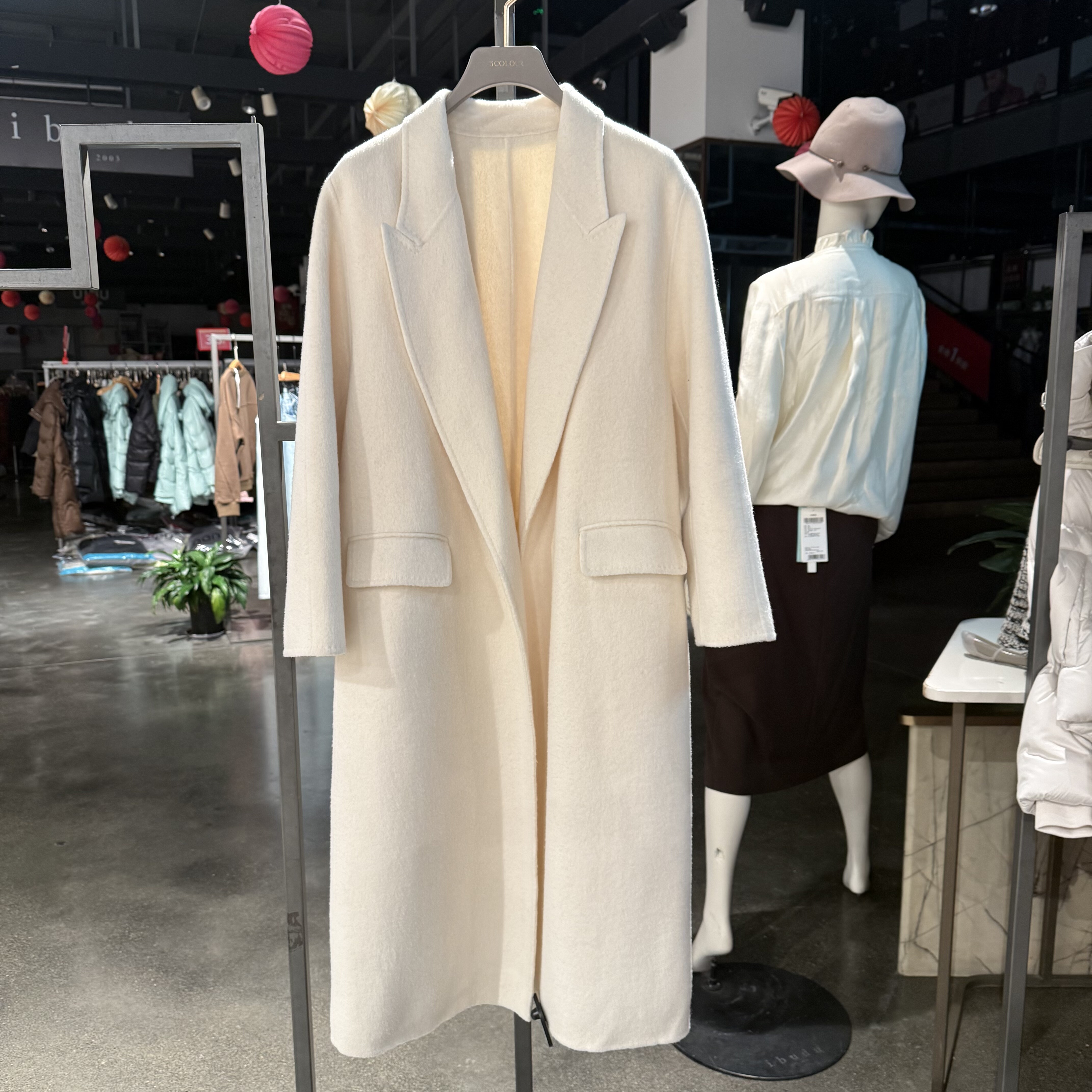 【彩】X系列24冬女时尚气质西装领束腰带无扣长款双面呢大衣0703,女装/女士精品,毛呢外套,淘宝优惠券,粉丝福利购,淘宝优惠卷