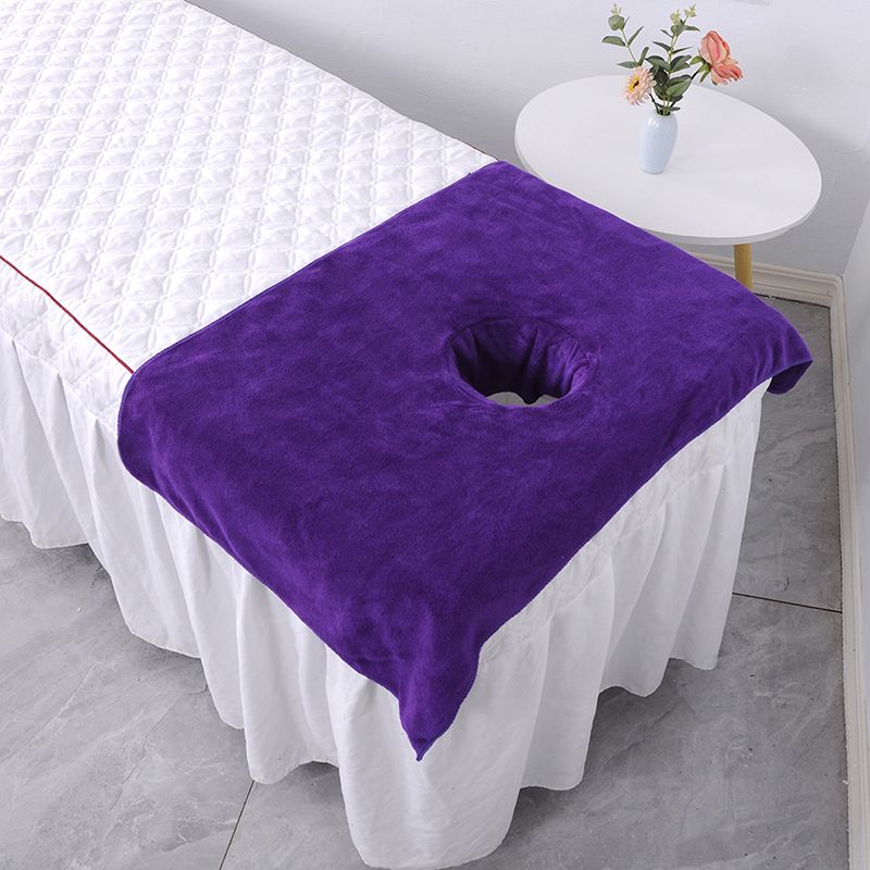 美容院专用床头洞巾推拿床单按摩美容床趴巾专用全身夏季性感LOGO