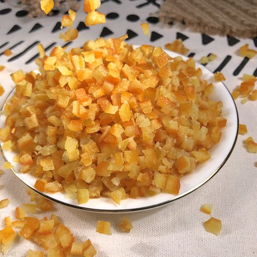 糖渍橙皮丁500g橙皮糖月饼馅料