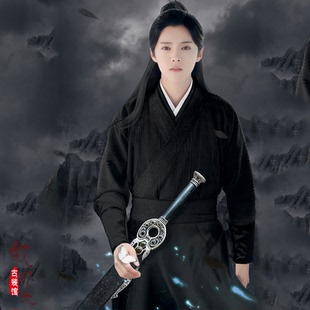 影视古装择天记陈长生鹿晗同款男汉服武侠古装长衫侠客古装演出服