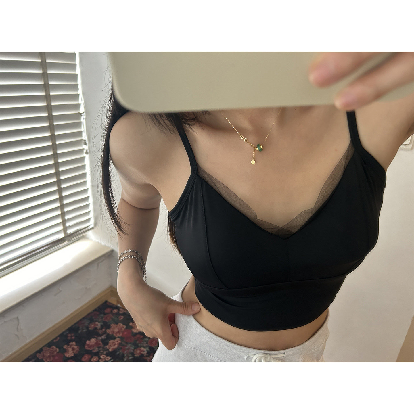 鬼鬼家正品韩代东大门夏 U型冰丝裹胸含胸垫防走光吊带美背内衣女