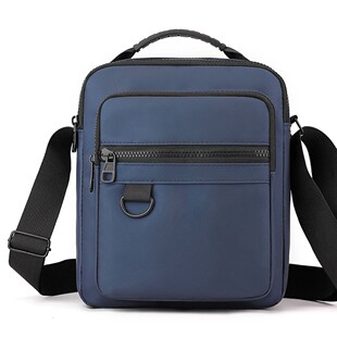 休闲单肩斜挎包简约时尚 潮流手提包尼龙包 男士 跨境男包2024冬新款