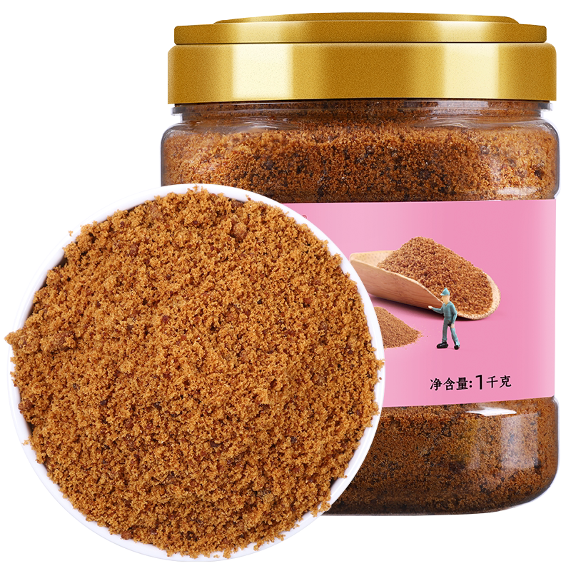 富昌红糖1000g老红糖黑糖粉红糖水土红糖蔗糖红糖姜茶水烘焙原料