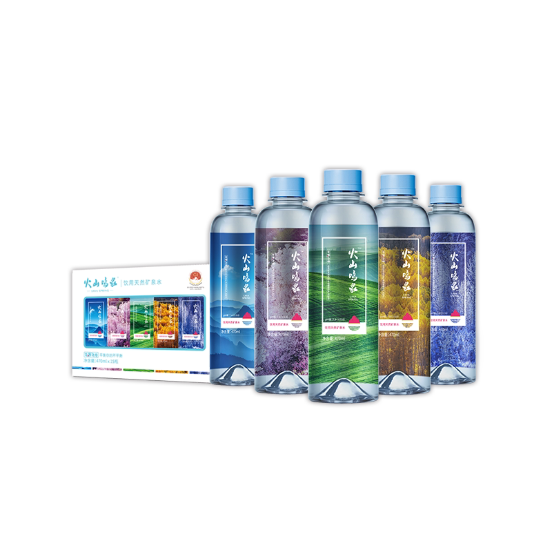 火山矿泉水天然470ml×15