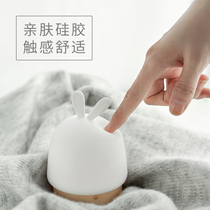 冇心maoxin拍拍打usb小夜灯节能婴儿床头灯小灯泡女生宿舍床上用少女心创意桌面小台灯led护眼有心