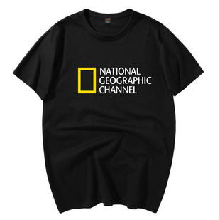 美国国家地理户外频道短袖T恤 NATIONAL GEOGRAPHIC印花周边衣服