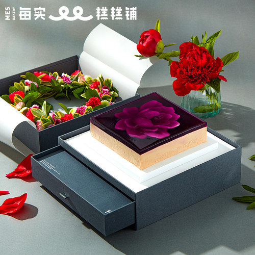 MES每实牡丹女士慕斯蛋糕